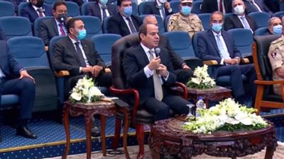 فيديو.. السيسي: نستهدف تنمية مصر ووضعها على الخريطة الحقيقية