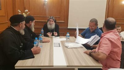 الأنبا غبريال يتفقد الأعمال الرعوية بديرين ميخائيل ومارجرجس بسدمنت (صور)