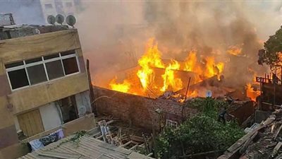 الحماية المدنية تجري عمليات التبريد لحريق الشربية