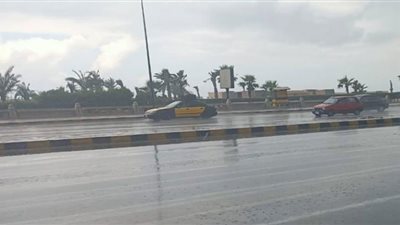 صور.. هطول أمطار على الإسكندرية