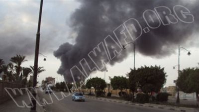 فيديو. مؤشرات باستمرار حريق السويس للصباح
