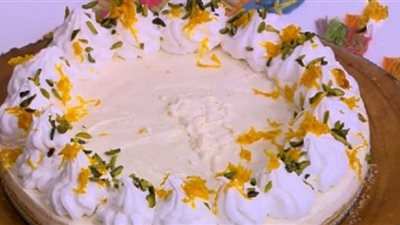 صحية ومفيدة.. خطوات عمل تشيز كيك الزنجبيل و البرتقال