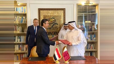 (شاهد) شريف فاروق: التعاون مع البريد القطرى لخدمة مواطني البلدين