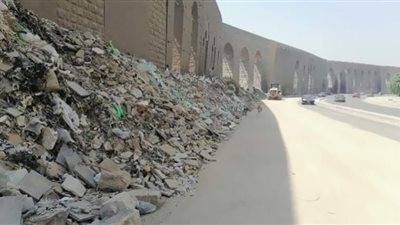 المنطقة الجنوبية: رفع ما يقارب ٥٠٠ طن رتش وتراكمات بمحيط سور مجرى العيون