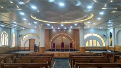 رئيس الإنجيلية يترأس افتتاح الكنيسة الإنجيلية بالكوم الأخضر