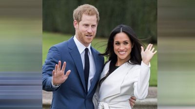 الأمير هاري وزوجته على غلاف 