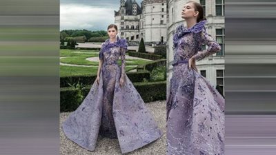 خاص| زياد نكد لـ الوفد: ألوان الباستيل تزين مجموعة فساتين خريف وشتاء 2022 (صور)