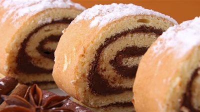 طريقة تحضير سويسرول بالكريمة الذيذة