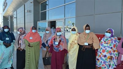 وفد الائمة و الواعظات السودانيات يتفقد المركز الثقافى الإسلامى بالغردقه