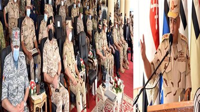 وزير الدفاع يشهد تنفيذ المرحلة الختامية لفاعليات التدريب المشترك 