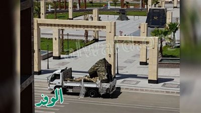 انفراد| الوفد ترصد أول صور لتماثيل بحديقة درة النيل بأسوان