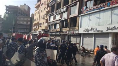 بالأسماء 14 مصاب بحادث حريق عيادة دمنهور