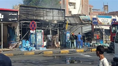 الحماية المدنية تسيطر على حريق نشب بأحد المحلات التجارية في الغردقة