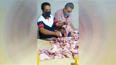 ضبط 7 طن من اللحوم والدواجن ومنتجاتها الغير صالحة للاستهلاك الآدمي بالدقهلية