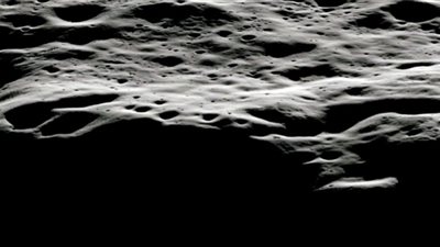 (شاهد) مركبة أرتميس التابعة لوكالة ناسا تهبط في القطب الجنوبي للقمر