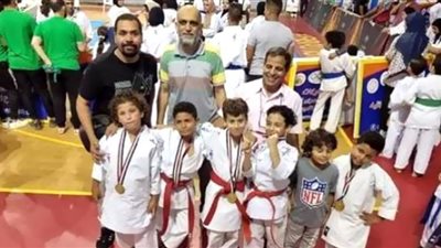 الصيد يحقق مراكز متقدمة في بطولة الجيزة للكاراتيه
