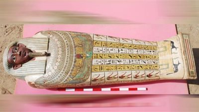 التابوت الأثري المشارك في معرض اكسبو دبي يسافر للإمارات