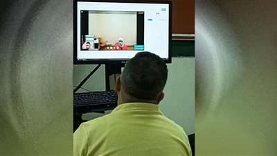تطبيق مبادرة رئيس الجمهورية الكشف عن بعد بمحافظة الغربية