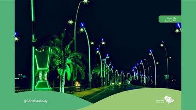 اليوم الوطني السعودي 91.. ميادين وشوارع المملكة تكتسي بالأبيض والأخضر