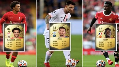 FIFA 22.. أفضل 15 لاعبًا منهم ميسي وبوجبا وغياب رونالدو