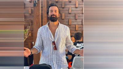 صور.. أحمد حاتم من كواليس فيلم 