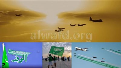 في العيد الوطني السعودي 91.. سماء الرياض تتزين بتشكيلات العروض الجوية (صور)