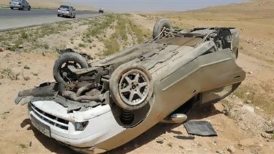 إصابة 8 أشخاص في حادث انقلاب سيارة بكفر الشيخ