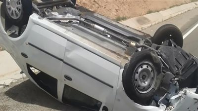 إصابة 8 أشخاص في حادث انقلاب سيارة بكفر الشيخ