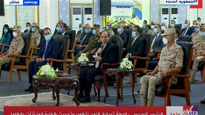 (فيديو) السيسي: وقف الدعم التمويني لمن يتعدى على أراضي الدولة ومنشآت الري