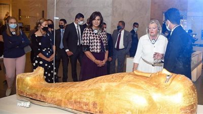 صور| المتحف القومي بالفسطاط يستقبل وزيرة الهجرة ونظيرتها الهولندية