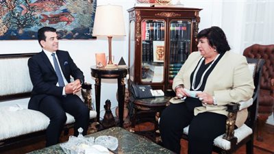 وزيرة الثقافة تبحث تعزيز التعاون مع الإيسيسكو