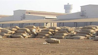 الوفد داخل محلج أبو لاخضر بالشرقية في أول يوم عمل بالموسم الجديد للقطن