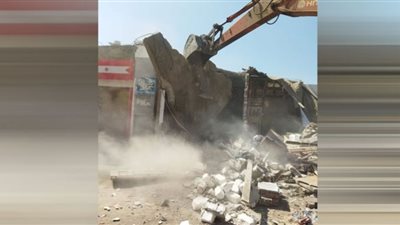 إزالة ٢٣ حالة تعدى على مصرف بحر البقر جنوب بورسعيد