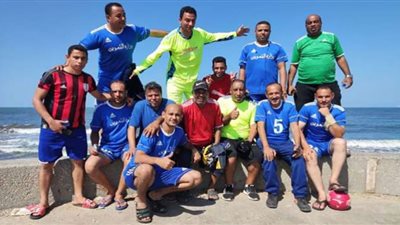 صعود فريق كرة القدم الشاطئية بوزارة التموين  لدورى الثمانية ببطولة الشركات