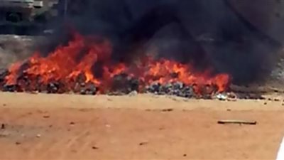 الحماية المدنية تسيطر على حريق بمنطقة الزرايب في البراجيل