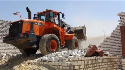 إزالة أكثر من 570 حالة تعد على أملاك الدولة ببنى سويف