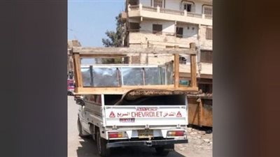 رفع وإزالة 127 اشغال مخالف من الشوارع والميادين في حملة مسائية ببني سويف