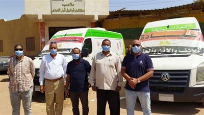 الكشف الطبي لـ 3455 حالة فى قافلة طبية مجانية بأسوان