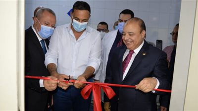 محافظ الدقهلية يفتتح قسم الأشعة المقطعية بمستشفي شربين المركزي
