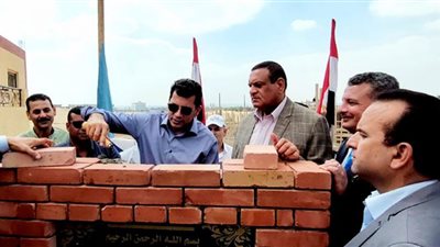 وزير الشباب ومحافظ البحيرة يضعان حجر الأساس لعدد من المنشأت الرياضية بوادي النطرون