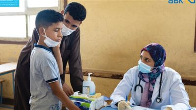 الأهلى الكويتى - مصر يدعم مبادرات تحسين صحة وسلامة الأطفال فى القرى