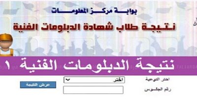 نتيجة الدبلومات الفنية 2021.. الرابط الرسمي للاستعلام عن نتيجة التنسيق