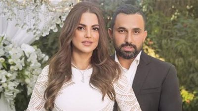 فيديو.. درة تحتفل بعيد ميلاد زوجها