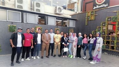 (صور) زيارة ميدانية جديدة  لطلاب  جامعة القاهرة  للمنطقة اللوجستية بطنطا