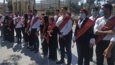 انطلاق فعاليات حفل استقبال الطلاب الجدد بجامعة عين شمس.. صور