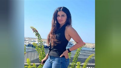 صورة.. صبا مبارك وباسل ياخور في كواليس مسلسل 