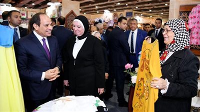 نفين جامع: افتتاح الرئيس السيسي لمعرض تراثنا يؤكد دعمه للمنتجات الحرفية المصرية (فيديو)