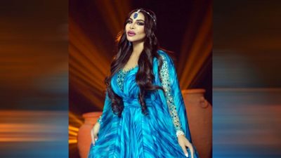 (شاهد) أحلام تنشر صور جديدة من فستانها المطرز بالذهب في حفل إكسبو 2020 دبي