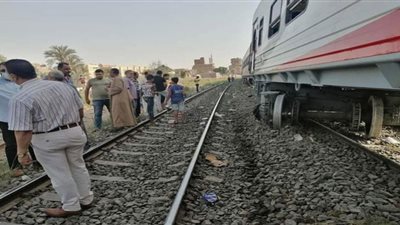 مصرع طفل وجزار صدمهما قطارين جنوب بني سويف