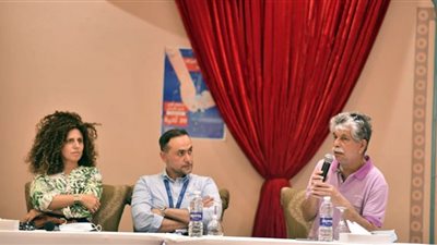 من المؤتمر الصحفي لفيلم أميرة| انتشال التميمي: الإقبال كامل العدد